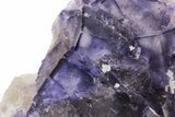 Purple Cubic Fluorite Crystal Cluster - Cave-In-Rock #240781-2